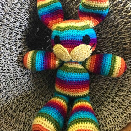 Hand stitched Rabbit Aromatherapy toy R1