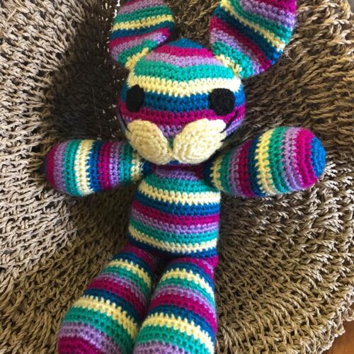 Hand stitched Rabbit Aromatherapy toy R11