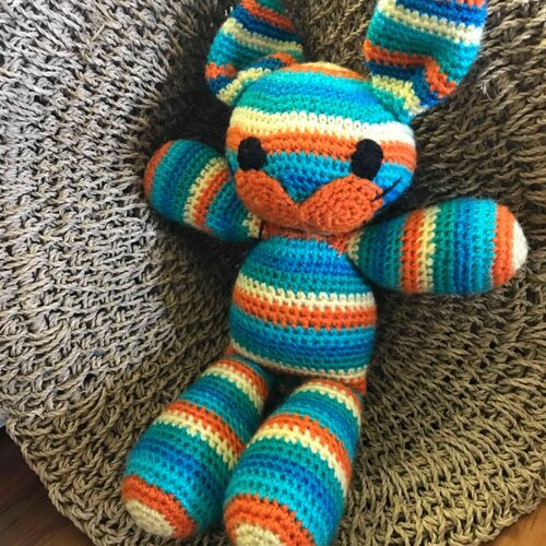 Hand stitched Rabbit Aromatherapy toy R2