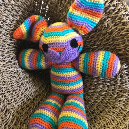 Hand stitched Rabbit Aromatherapy toy R3